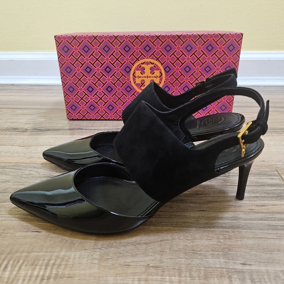 🎉HOST PICK🎉 Tory Burch 'Ashton' Slingback Sandal, size US 7.5 M - Picture 4 of 13